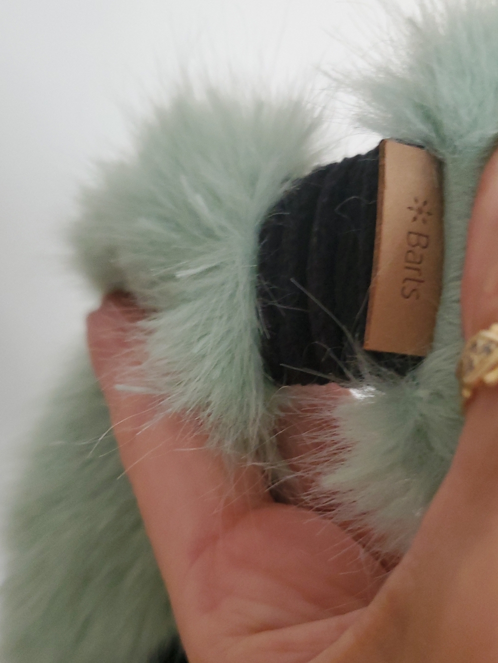 Barts Calla Fur Deluxe Faux Fur Headband Neck Warmer Mint Green - Picture 9 of 15